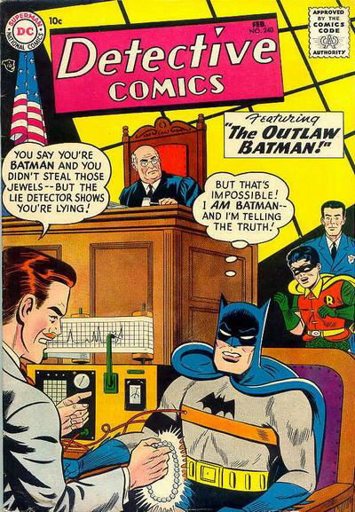 Detective Comics (DC, 1937 series) #240 February 1957