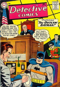 Detective Comics (DC, 1937 series)  #240 (February 1957) — The Outlaw Batman!