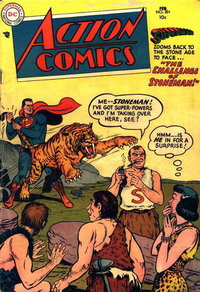 Action Comics (DC, 1938 series)  #201 (February 1955) — The Challenge of Stoneman!