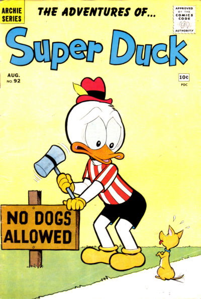 Super Duck Comics  #92 (August 1960)
