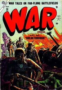 War Comics (Atlas [Marvel], 1950 series)  #24 (March 1954) — "Breakthrough!"
