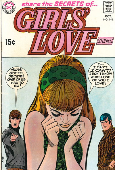 Girls' Love Stories (DC, 1949 series) #146 October 1969