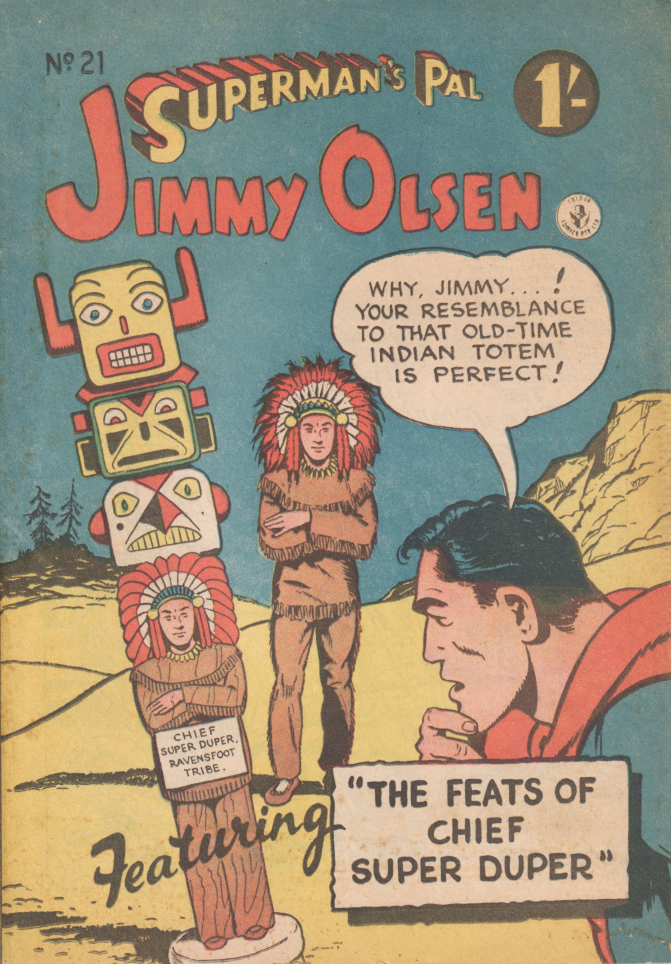 Superman's Pal, Jimmy Olsen (Colour Comics, 1955 series) #21 ([December 1956?])