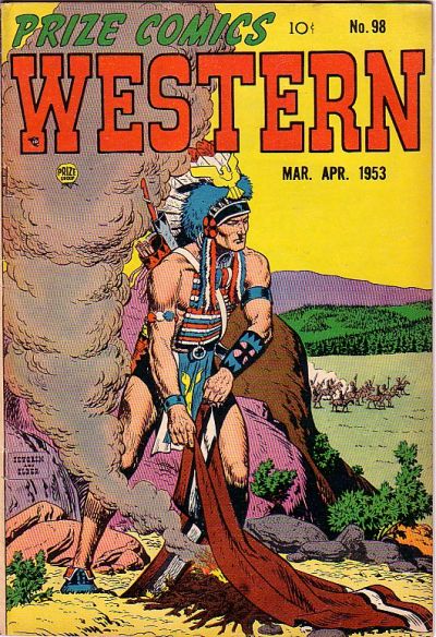 Prize Comics Western (Prize, 1948 series) v12#1 (98) (March-April 1953)