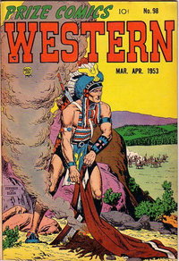 Prize Comics Western (Prize, 1948 series)  v12#1 (98) (March-April 1953)