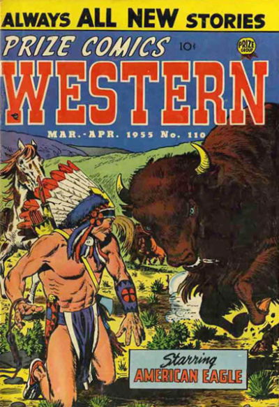 Prize Comics Western (Prize, 1948 series) v14#1 (110) (March-April 1955)