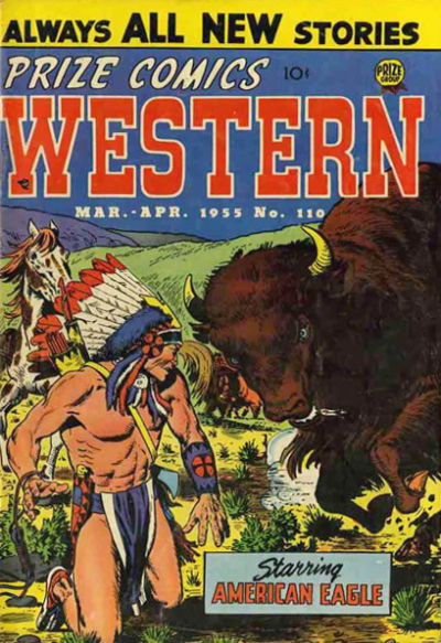 Prize Comics Western (Prize, 1948 series) v14#1 (110) March-April 1955