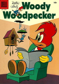 Walter Lantz Woody Woodpecker (Dell, 1952 series) #38 August-September 1956