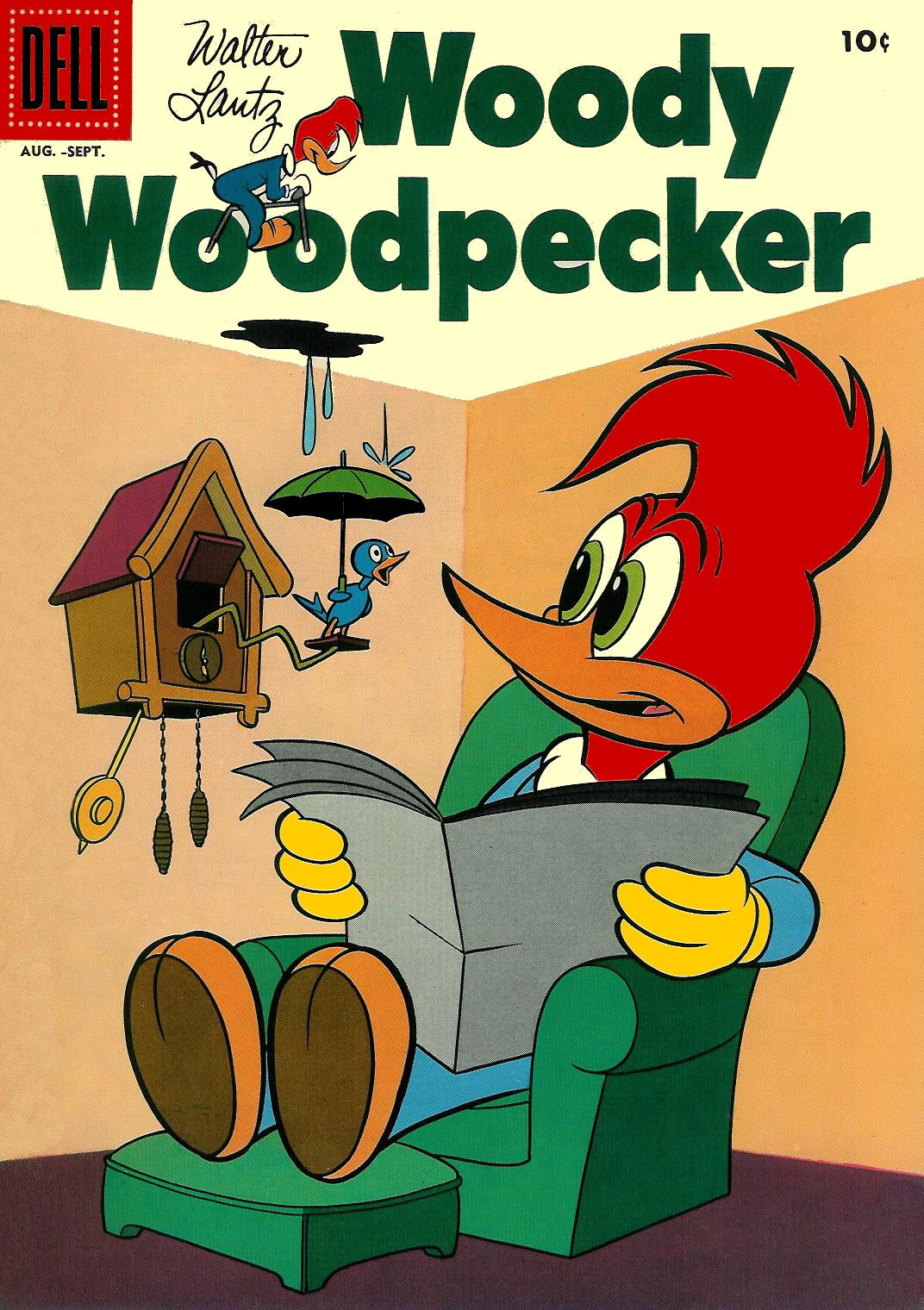 Walter Lantz Woody Woodpecker (Dell, 1952 series) #38 (August-September 1956)