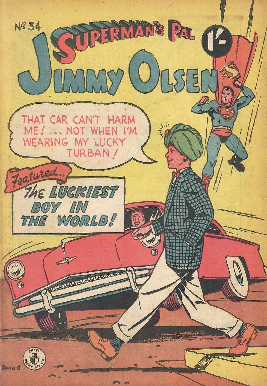 Superman's Pal, Jimmy Olsen (Colour Comics, 1955 series) #34 ([February 1958?])