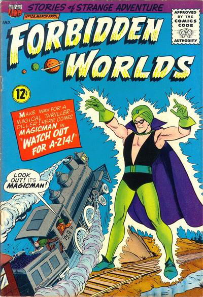 Forbidden Worlds (ACG, 1951 series) #126 March-April 1965