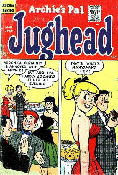 Archie's Pal Jughead (Archie, 1949? series) #52 (March 1959)