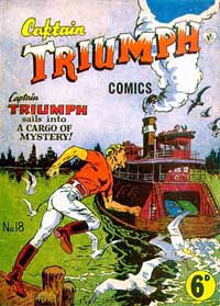 Captain Triumph Comics (Color Comics, 1949 series) #18 [December 1949?]