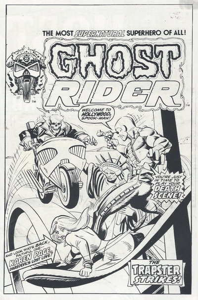 Ghost Rider (Yaffa/Page, 1977 series)  #5 ([May 1977?]) — The Trapster Strikes!