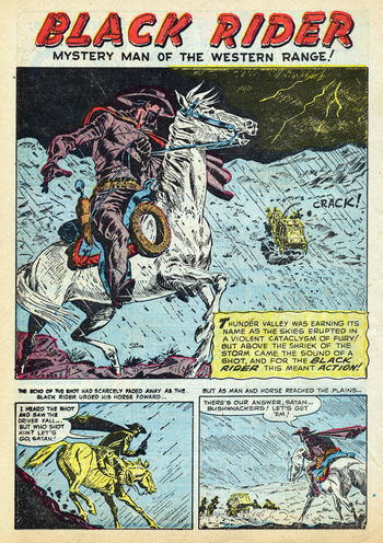 Black Rider (Marvel, 1950 series) #19 — Thunder Valley (page 1)