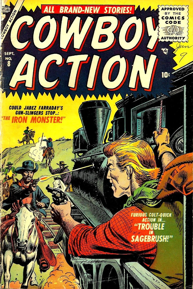 Cowboy Action (Marvel, 1955 series) #8 (September 1955)