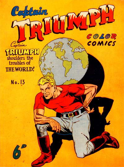 Captain Triumph Color Comics (Color Comics, 1949 series) #13 [February 1949?]