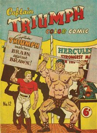 Captain Triumph Color Comic (Color Comics, 1948 series) #12
