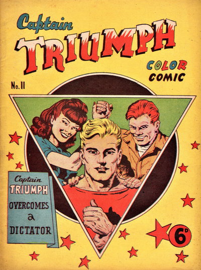 Captain Triumph Color Comic  #11 ([October 1948?])