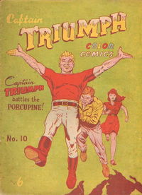 Captain Triumph Color Comics (Color Comics, 1948 series)  #10 ([August 1948?])