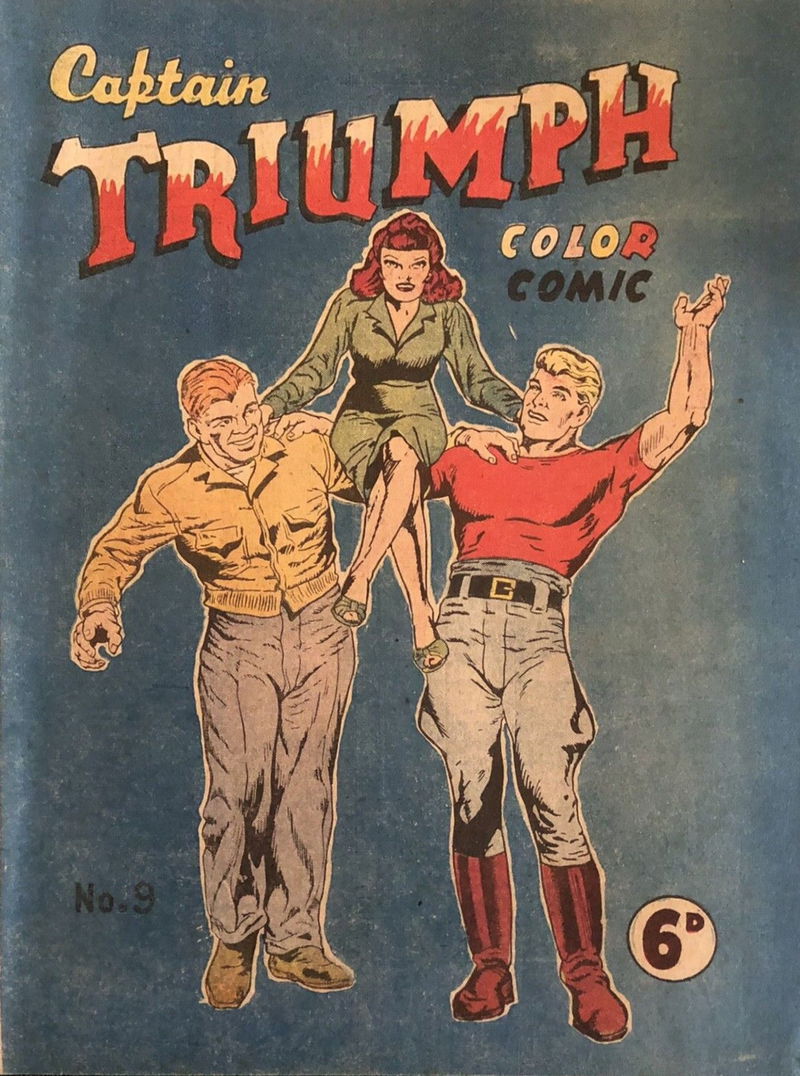 Captain Triumph Color Comic (Color Comics, 1948 series) #9 ([June 1948?])
