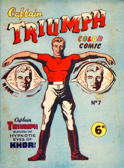 Captain Triumph Color Comic (Color Comics, 1948 series) #7 ([February 1948?])