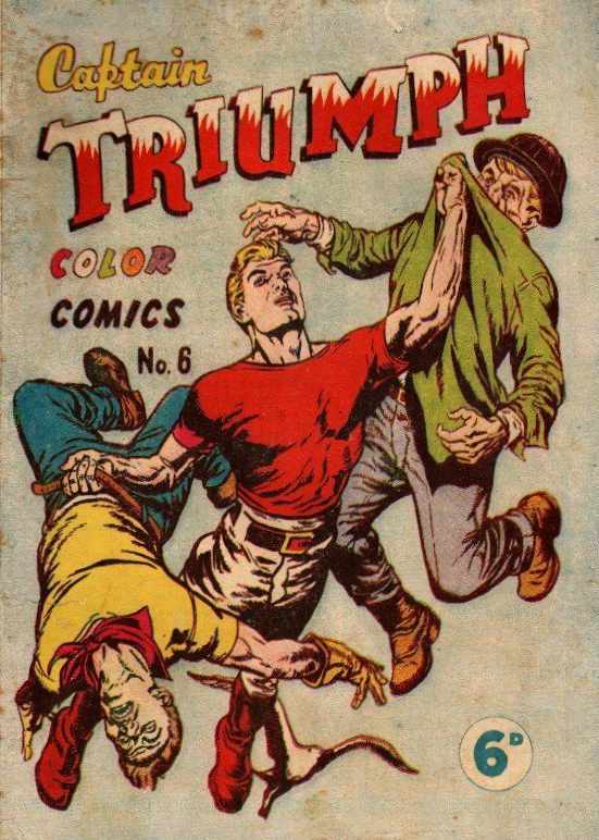 Captain Triumph Color Comics (KGM, 1947 series) #6 ([December 1947])