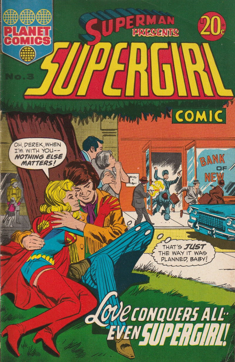 Superman Presents Supergirl Comic (Colour Comics, 1973 series) #3 ([August 1973?])