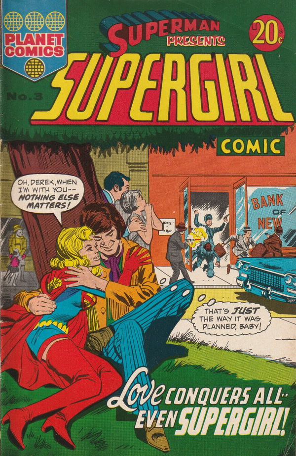 Superman Presents Supergirl Comic (Colour Comics, 1973 series) #3 [August 1973?]