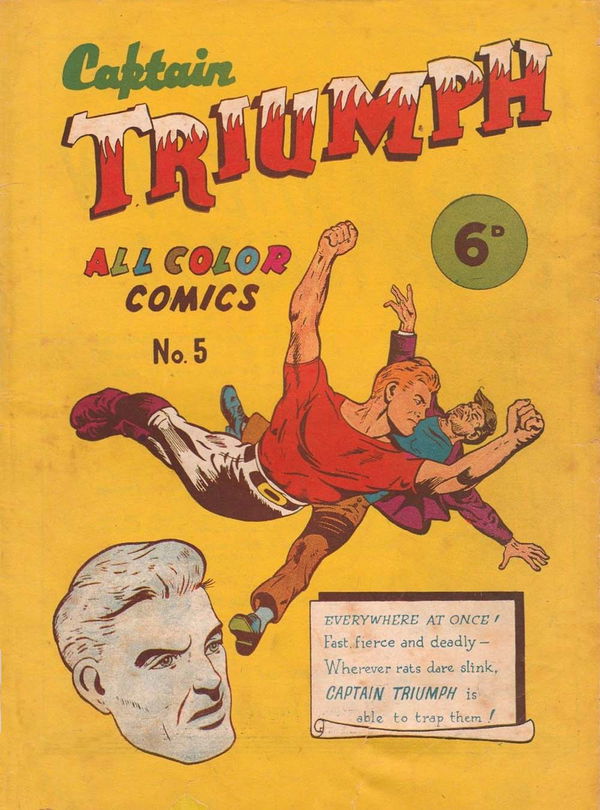 Captain Triumph All Color Comics (KGM, 1947 series) #5 ([October 1947?])