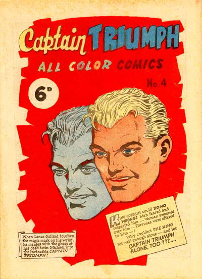 Captain Triumph All Color Comics (KGM, 1947 series) #4 ([August 1947?])