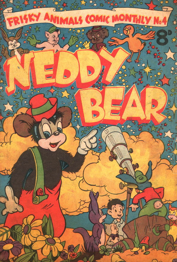 Frisky Animals Comic Monthly (Jubilee, 1953? series) #4 [] (March 1954) ([March 1954?]) —Neddy Bear