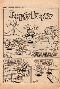 Frisky Animals Comic Monthly (Jubilee, 1953 series)  #4 ([March 1954?]) — Untitled