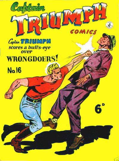 Captain Triumph Comics (Color Comics, 1949 series) #16 [August 1949?]