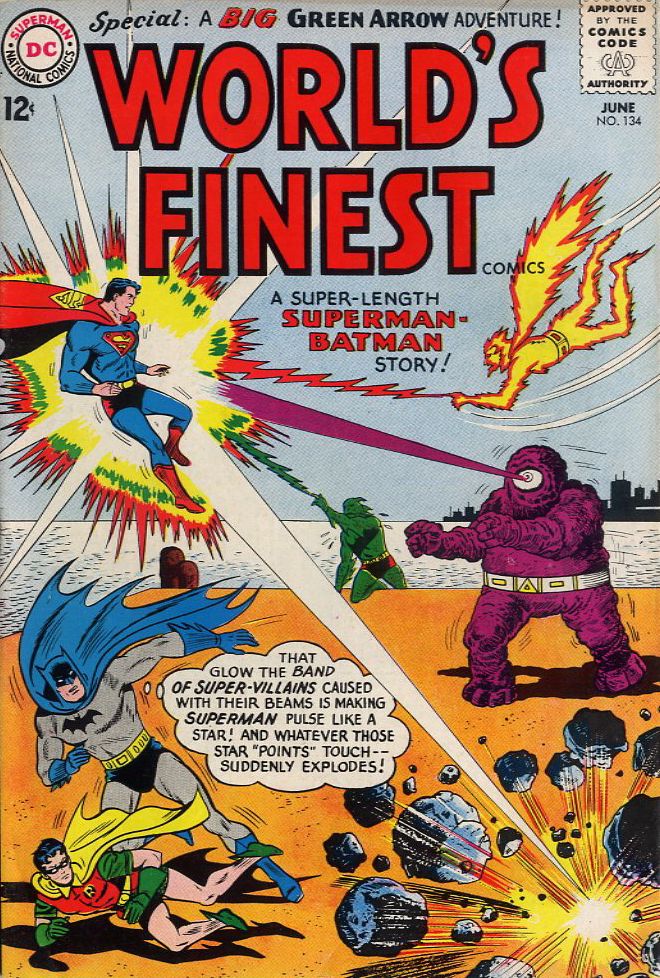 World's Finest Comics (DC, 1941 series) #134 (June 1963)
