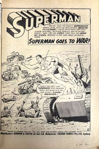 Superman Supacomic (Colour Comics, 1959 series) #49 — Superman Goes to War!