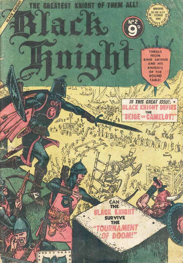 Black Knight (Horwitz, 1955 series) #2 [] (November 1955) ([November 1955?])