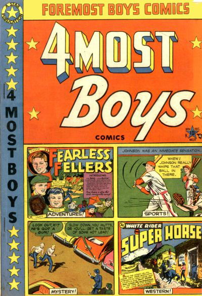 Four-Most Boys Comics (Star Publications, 1949 series) #37 November-December 1949