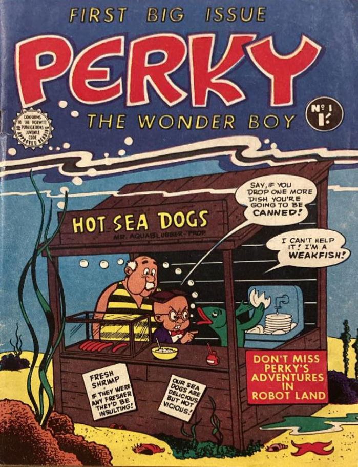 Perky the Wonder Boy (Horwitz, 1957 series) #1 ([September 1957?])