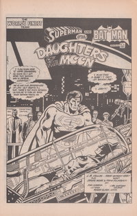 World's Finest Comics Starring Superman & Batman (Federal, 1984 series)  #4 ([October 1984?]) — Daughters of the Moon