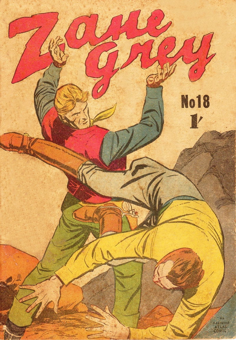 Zane Grey's (Atlas, 1955 series) #18 ([July 1957?])