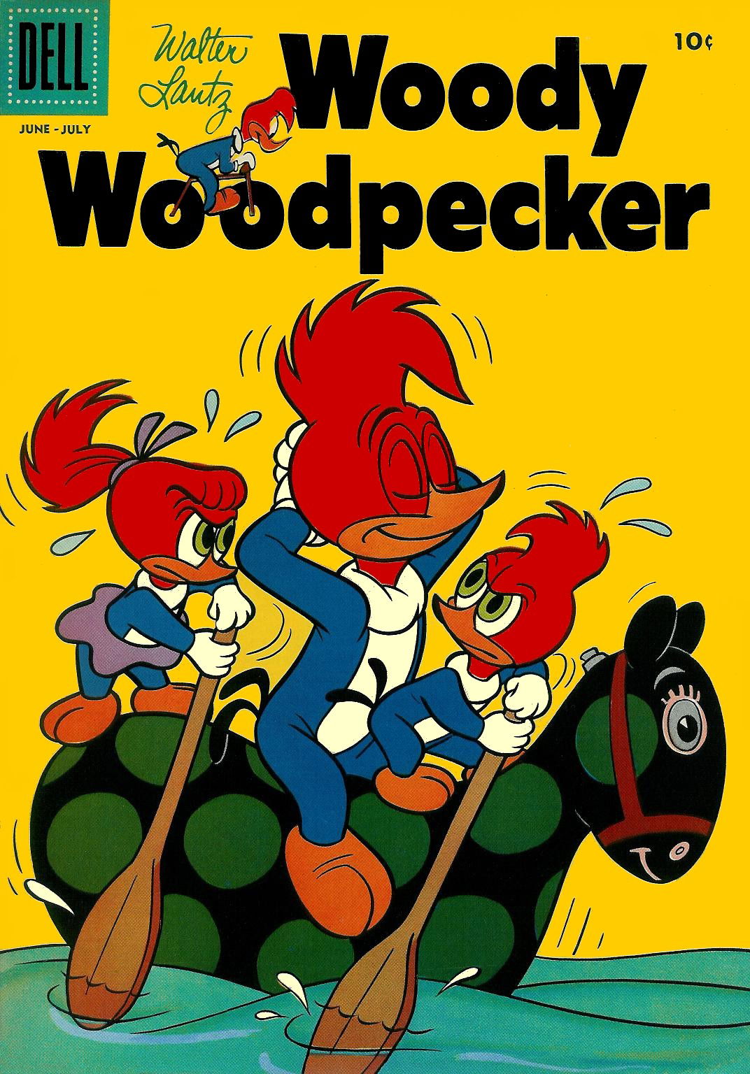 Walter Lantz Woody Woodpecker (Dell, 1952 series) #43 (June-July 1957)