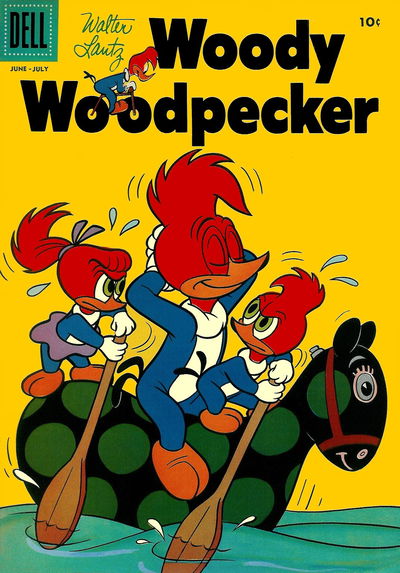 Walter Lantz Woody Woodpecker (Dell, 1952 series) #43 (June-July 1957)