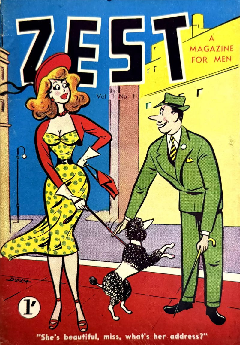 Zest: A Magazine for Men (Atlas, 1950? series) v1#1 ([February 1955?])