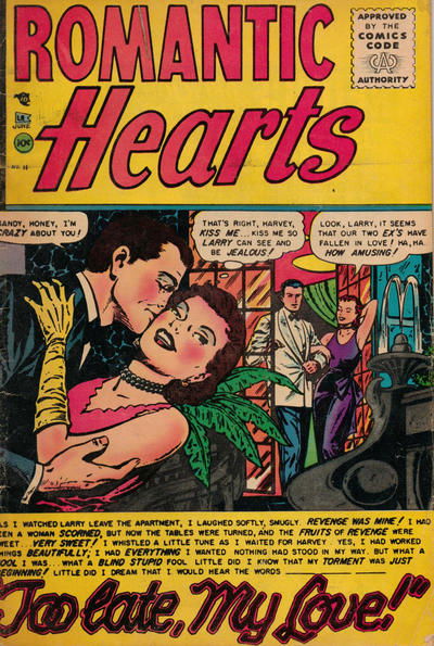 Romantic Hearts (Master, 1953 series) #11 (May 1955)