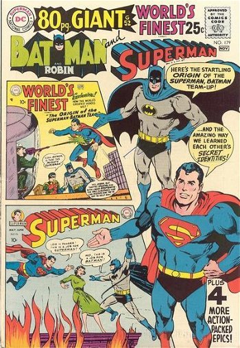 World's Finest Comics (DC, 1941 series) #179 (October-November 1968)