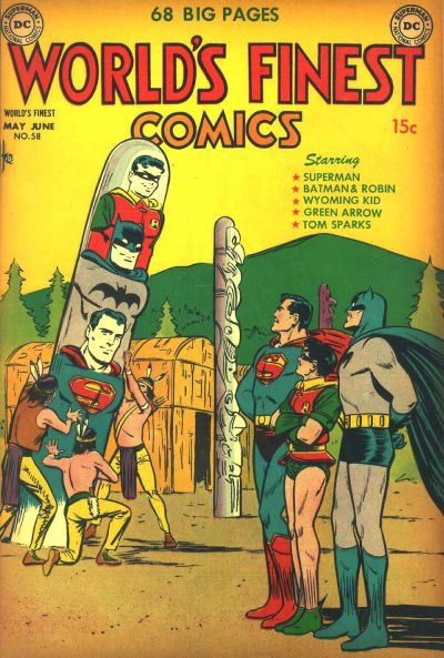 World's Finest Comics (DC, 1941 series) #58 (May-June 1952)