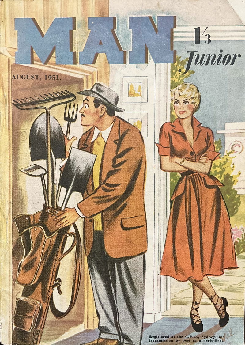Man Junior (Man Jr, 1949 series) v22#6 (August 1951)