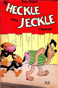 Heckle and Jeckle (St. John, 1951 series)  #8 (November 1952) — Untitled [Lightening Dimwit's Load]