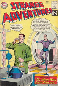 Strange Adventures (DC, 1950 series)  #145 (October 1962) — Untitled [The Man Who Lived Forever!]
